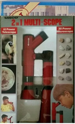 Tasco P3010 2 In 1 Multi-Scope 30 Power Microscope 10 Power Telescope
