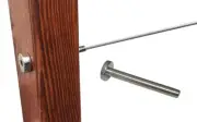 Stainless Steel Swage Dome Head Terminal Fitting 1/8" Cable Rail End Swaging