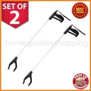 2 x Litter Picker Grabber Rubbish Picking Stick Heavy Duty Pick Up Tool 75 cm