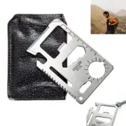 11in1 Survival Tool Credit Card Knife Wallet Opener
