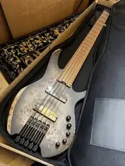 Cort Artisan Series Space 5 Headless 5-String Bass, Star Dust Black