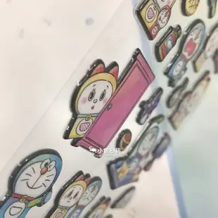 日本 正版 多拉A夢 道具系列 立體 造型 貼紙｜小鶴日貨