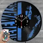LED Vinyl Clock Steve Walsh Light Vinyl Record Wall Clock Decor Home 2959
