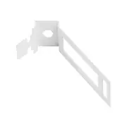D-Line 25mm White Fire Rated Safe-D® Conduit Saddles - 5 Pack