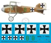 Peddinghaus 1/72 Albatros D.I Markings Erwin Bohme Jasta 2 France 1916 WWI 4378