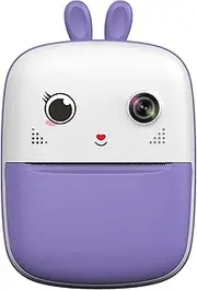 Funny Instant Camera for Kids, HD Digital Video Cameras Toddler, Instant Print Camera with 3*Rolls Paper, Christmas Birthday Gifts Girls Boys