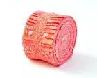 18 -pc It's All Coral Jelly Roll 2.5" pre-cut 100% cotton fabric quilting strips
