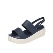 Nevenka Womens Platform Sandals Lightweight Open Toe Summer Shoes-Dark Blue