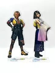 Final Fantasy X: Tidus & Yuna 2D Vinyl Stand Figure Model Set - FREE Shipping