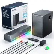 TV Speakers, Home Theater Speaker Wireless Audio Sound bar TV Speaker + Bass Sub