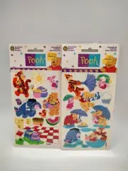 Sandylion Winnie Pooh Kromekote Stickers Tigger Eeyore Piglet Picnic Rainy NEW