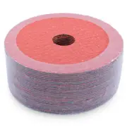 25 Pack - 5" Ceramic Resin Fiber Disc 60 Grit 5 inch Grinding & Sanding Discs