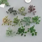 Multicolor Artificial Plants Bonsai Faux Grass Potted Home Decoration