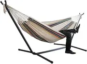 Outdoor Field Camping Hammock, with Stand, Home Indoor and Outdoor, Portable Detachable Folding Swing, Load-Bearing 350 Kg, Suitable for Ideal for Beach and Travel,1