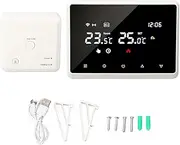 [TOOLSGO] Smart Thermostat Wall Mount 0.5℃ Accuracy Voice Control Timing Home Thermostat for Household Appliances for Offices Shopping Malls Hotels 230 V