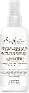 Shea Moisture 100 Percent Virgin Coconut Oil Daily Hydration Leave In Treatment, 3.3 Ounce