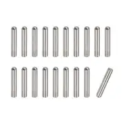 3.5x8mm Dowel Pins, 50pcs Round Head Flat Chamfered End Dowel Pin