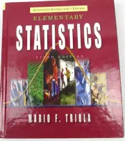 Elementary Statistics 9th Edition, Annotated Instructors by Triola NEW (READ)