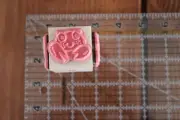 NEW Stampotique SEALIFE CUBE SQUARE Magda Polakow Crab Block Wood Rubber Stamp A