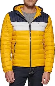 Tommy Hilfiger Men's Water Resistant Ultra Loft Filled Hooded Puffer Jacket