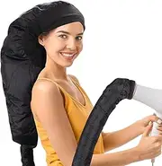 Upgraded Extra Large Hooded Hair Dryer Adjustable Soft Blow Dryer Caps | Portable Hair Dryer Bonnet Attachment for Hair Styling,Hooded Hair Dryer Attachment,Adjustable Deep Conditioning Cap