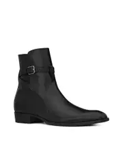 Saint Laurent Wyatt Jodhpur Boots in Smooth Leather