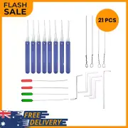 Key Extractor Tools Tension Tool Remove Removal Tool Set (21 PCS) for Broken Key
