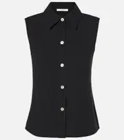 [Vince] Vince Buttoned top AU 14 black