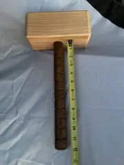 Wood Mallet Block Tool Thor Style Hammer Carpenter Tool Homemade Thors Hammer