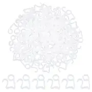 100 PCs Christmas Light Hooks Light Clips for Christmas Party Outside String Light Decoration