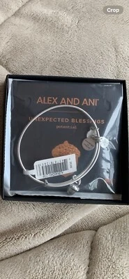 Alex and Ani silver bracelet silver “Unexpected Blessings”