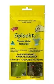 Splosht Large Fish Pond Algae Cleaner [150 up to 13,600 litres]