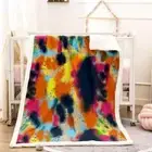Foundation Fire Clear Clouds 3D Warm Plush Fleece Blanket Picnic Sofa Couch