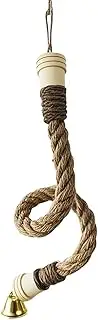 Parrot Rope Perch,Bendable Climbing Swing | Bird Swing Rope Cage Playground for Parrot Conure Budgies Parakeet Cockatiel