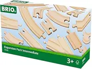BRIO World Railway Track Expansion Pack - Intermediate