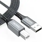 FEMORO Printer Cable 6Ft, USB A to B Printer Cable 2.0 Type A Cables 6 Feet B...