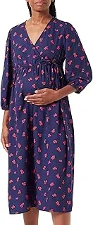 [MAMALICIOUS] Mama Licious Female Dress MLRAITA 3/4 WO Midi Dress A., Astral Aura