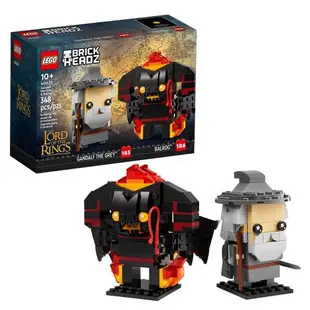 樂高 LEGO 積木 大頭系列 BrickHeadz 魔戒 灰袍甘道夫與炎魔 40631w