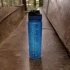 Aqualeea Sports Motivational Drinking WaterBottle With Time Marker 32Oz BPA Free
