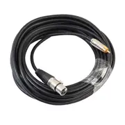 3M TR042WF RCA Male to Canon Microphone Mixer Data Extension Cable