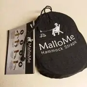 MallowMe Hammock Straps NEW, 2 Carabiners included. 1400 lb combined strength