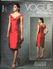 Vogue V1655 Misses 6 to 14 Sassoon Special Occasion Dress Sewing Pattern