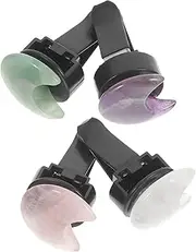 [ULTECHNOVO] Unique Crystal Car Decorative Clip 4pcs Car Vent Diffuser Clip Car Air Freshener Clips Car Interior Decor Aromatherapy Feature