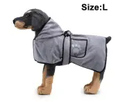 Pet Drying Towel Dog Blanket Microfibre Dog Bathrobe Puppy Cat Absorbent Quick Drying-L