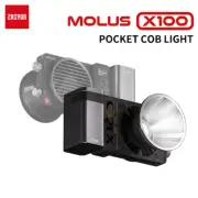 US ZHIYUN MOLUS X100 100W Pocket COB LED Light Photography Lighting 2700K-6500K
