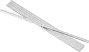 uxcell 5 Pcs Square Steel Key Stock, 1/4" x 1/4" x 12" Cold-Drawn 45# Steel Bars Precision Key Stock for Gearbox Coupling, Silver Tone