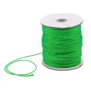 1.5mm Nylon Satin Cord 150 Yards Bracelet String Beading Thread, Yellow Green