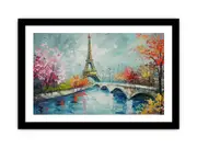 White Flower Framed print Art Poster