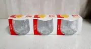 3 x 2021 McDonalds 50 Years of Macca's Limited Edition The Fries Wobbling Glass