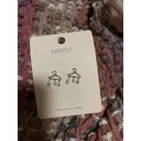 在飛比找蝦皮購物優惠-miniso 名創優品 超可愛衣架耳環